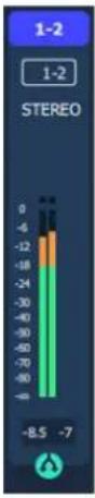 Digigram ALP-AES67 - Input and output vu-meters - 2