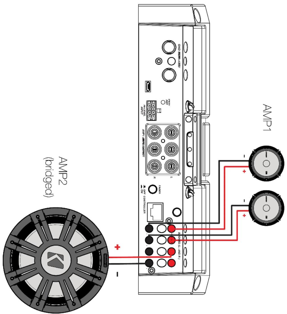 AMP2 (bridged) AMP1