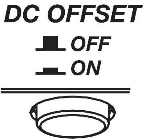 DC OFFSET OFF ON