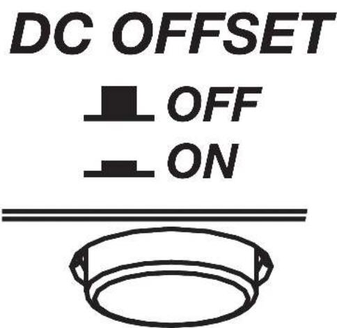 DC OFFSET OFF ON