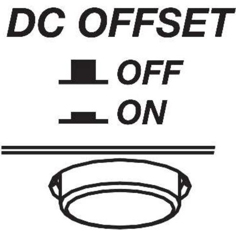 DC OFFSET OFF ON