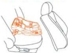 Baby Trend Venture - Installation of the Safety Seat / Vehicle Belt Installation of Base: - 1