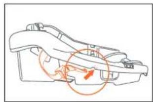 Baby Trend Venture - Rear view of Component locations 5.4 Base - 2