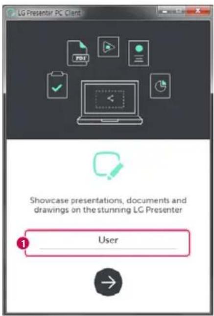 LG Presenter PC Client Showcase presentations, documents and drawings on the stunning LG Presenter User