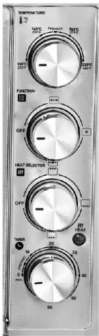 TEMPERATURE 140°C 250°C FRESHAT 300°C 212°F 190°C 212°F 230°C 460°F FUNCTION OFF HEAT SELECTOR OFF THER TIMER 10 0 GHz 20 30 40 50 60