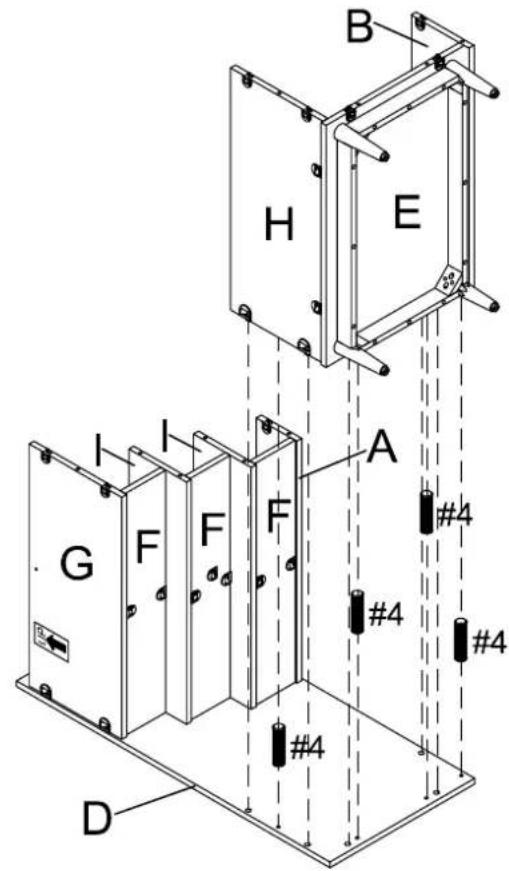 B H E I I A #4 G F F #4 #4 D