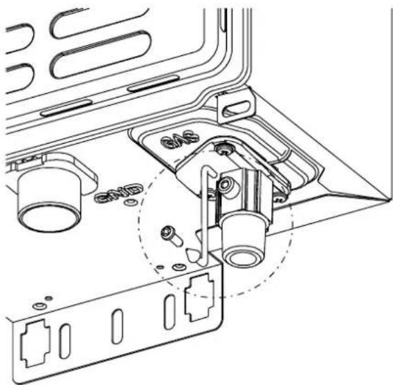 KELVINATOR KGC26BLB - Measuring inlet gas pressure and testing gas leakage - 1