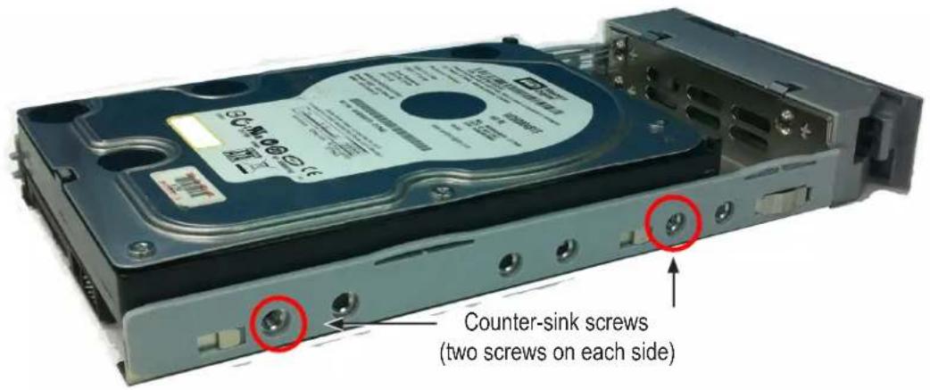 300M-000C Counter-sink screws (two screws on each side)