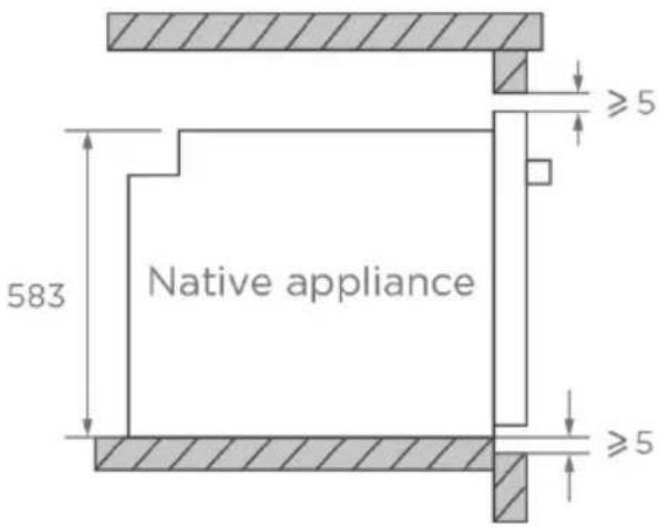 Native appliance 583 ≥5 ≥5