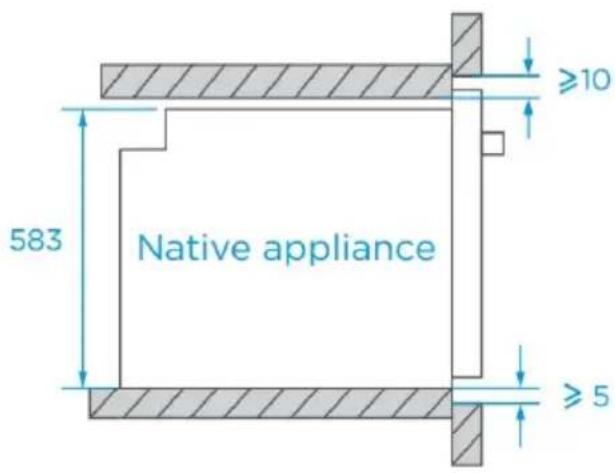 Native appliance 583 ≥10 ≥ 5