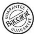 Baccarat The Quick Mix - You must not Dispose of any Defective Product: - 1