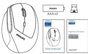 PHILIPS AAA x2 PHILIPS User manual PHILIPS important information