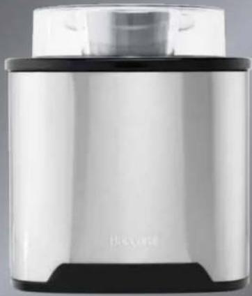 Exterior view of a modern stainless steel container with black lid (no visible text or symbols)