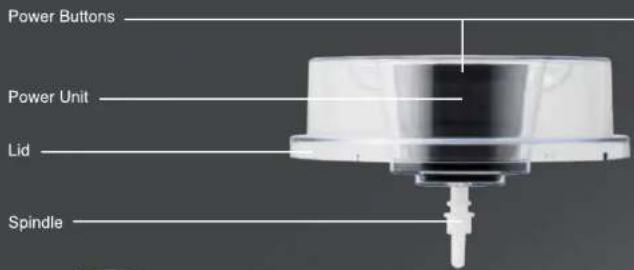 Power Buttons Power Unit Lid Spindle