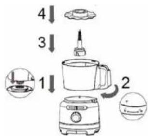Baccarat The Precise Chopper - Attaching the Emulsifying Disc - 1
