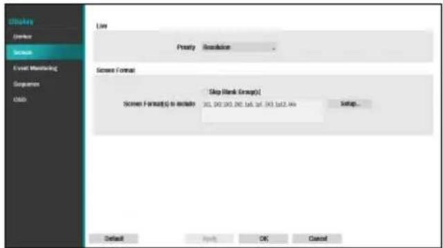 Line Priority Resolution Screen Format Screen Format(s) in select: Step Blank Group(s) 101, 102, 103, 104, 105, 106, 107, 108, 109, 110, 111, 112, 113, 114, 115, 116, 117, 118, 119, 120, 121, 122, 123, 124, 125, 126, 127, 128, 129, 130, 131, 132, 133, 134, 135, 136, 137, 138, 139, 140, 141, 142, 143, 144, 145, 146, 147, 148, 149, 150, 151, 152, 153, 154, 155, 156, 157, 158, 159, 160, 161, 162, 163, 164, 165, 166, 167, 168, 169, 170, 171, 172, 173, 174, 175, 176, 177, 178, 179, 180, 181, 182, 183, 184, 185, 186, 187, 188, 189, 190, 191, 192, 193, 194, 195, 196, 197, 198, 199, 200 Default OK Cancel
