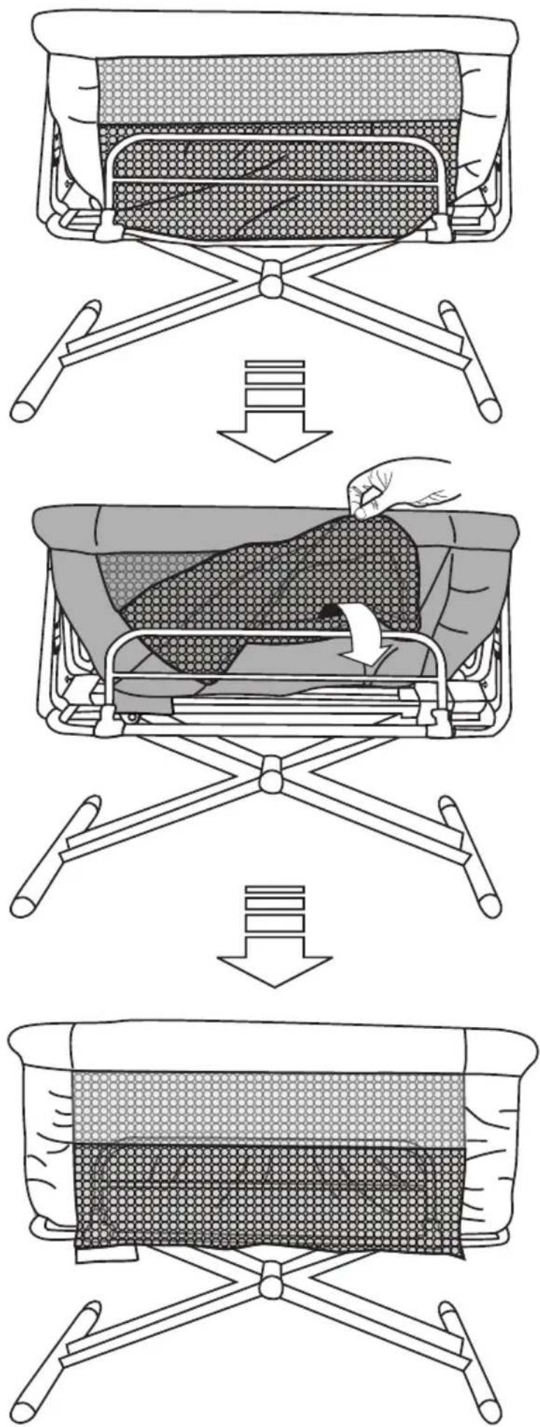 Ingenuity Dream Closer 2-in-1 - Assembling the bassinet • Montaje del moisés • Assemblage berceau • Aufbauanleitung des Stubenwagens • Montaż gondoli • Montaggio della culla - 4