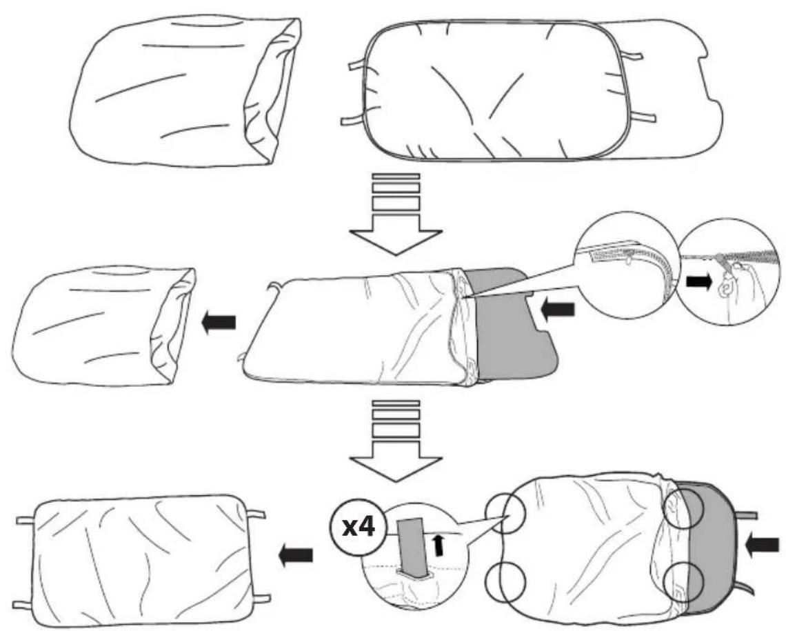 Ingenuity Dream Closer 2-in-1 - Removing parts for cleaning • Quitar la partes para limpiar • Retrait de pièces pour nettoyage • Entfernen des teil zur Reinigung • Zdejmowanie części do czyszczenia • Rimuovere parti prima di lavare - 5