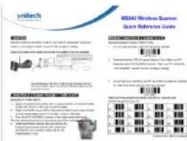 Unitech MS840BT - パッケージの内容 - 8