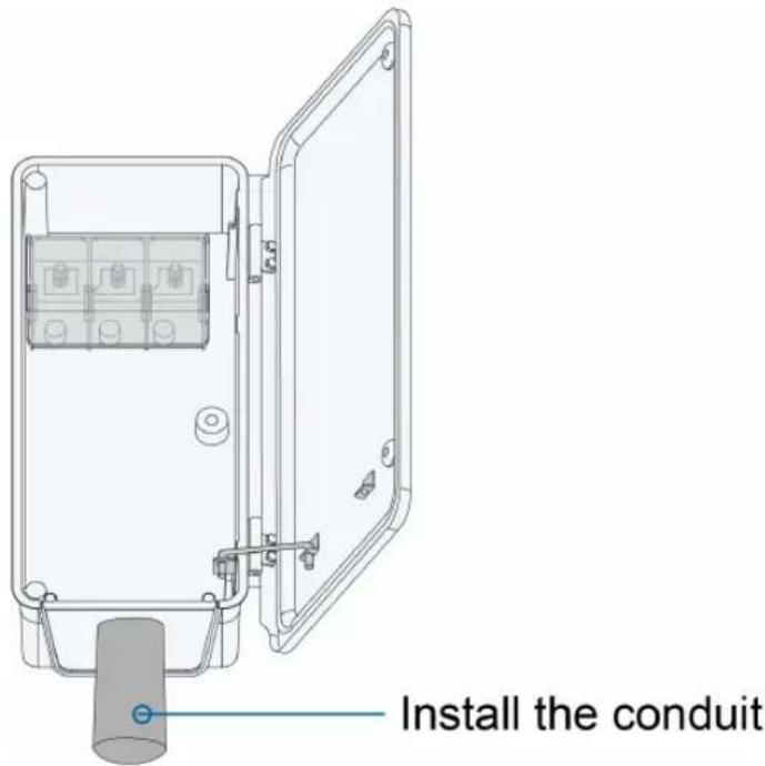 Install the conduit