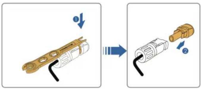 Diagram showing a mechanical component being processed, with labeled parts and directional arrows indicating process flow.
