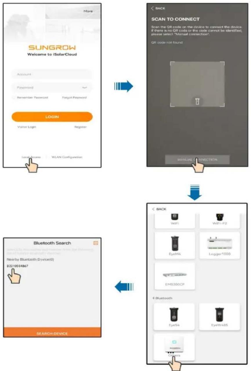 Sungrow SG200HX-US - Login Procedure - 1