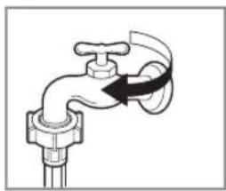 Equator EZ4800V - Cleaning the water inlet filter - 1