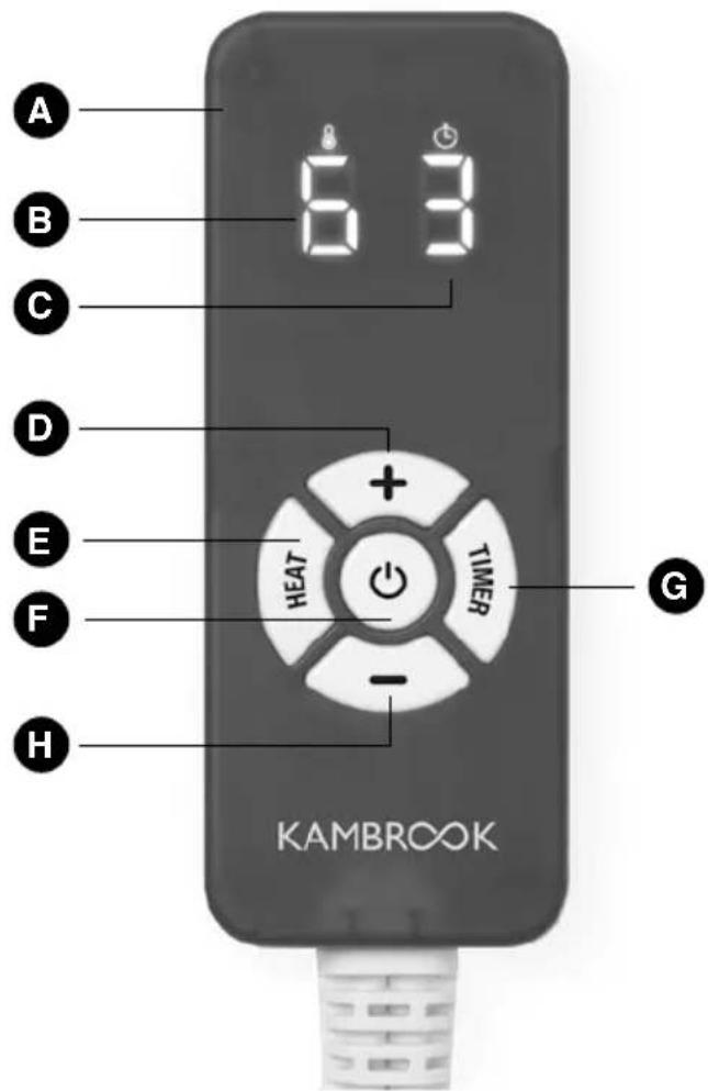 A B C D E F H HEAT TIMER G KAMBROOK