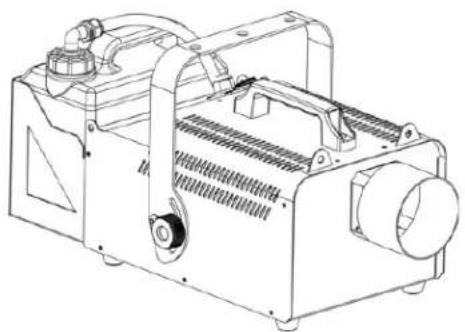 Technical line drawing of a mechanical device with no visible text or symbols