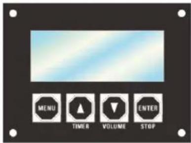 MENU TIMER VOLUME ENTER STOP