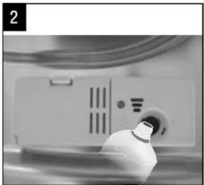MIDEA JHDW6TT - How to fill the Rinse Aid Dispenser - 2
