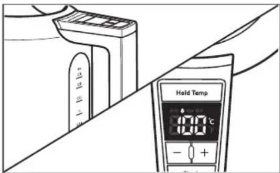 T - 10 °C Hold Temp 30.0 °C - +