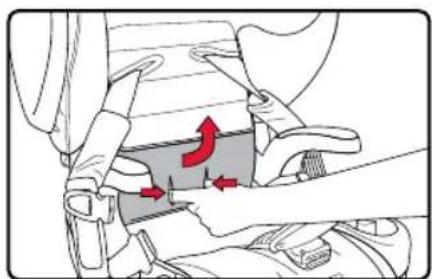 BRITAX Grow With You ClickTight - Extracción de la hebilla - 1
