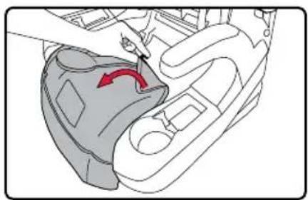 BRITAX Grow With You ClickTight - El modo de arnés al modo regulable: Almacenamiento del arnés y la hebilla - 5