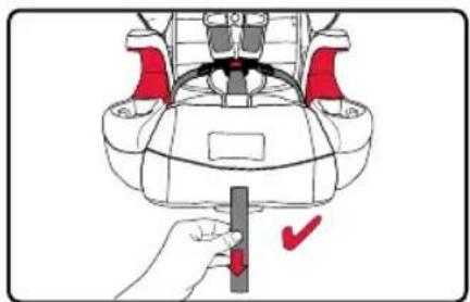 BRITAX Grow With You ClickTight - El modo de arnés al modo regulable: Almacenamiento del arnés y la hebilla - 14