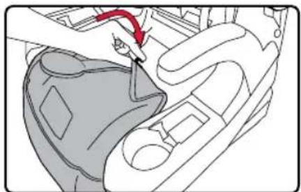 BRITAX Grow With You ClickTight - El modo de arnés al modo regulable: Almacenamiento del arnés y la hebilla - 9