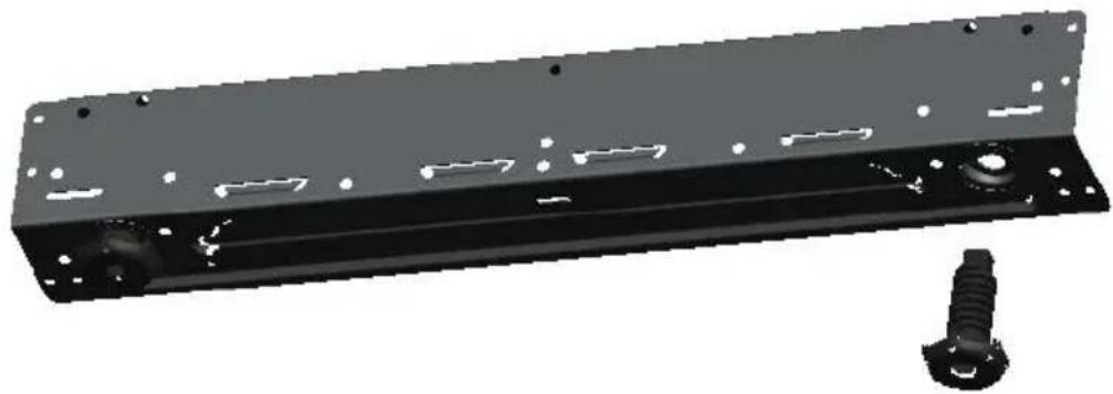MIDEA 24DMS4G113 - Fitting the adjustable feet Before hand: - 1