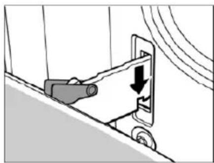 MIDEA 24DMS4G113 - Fitting the appliance door - 2
