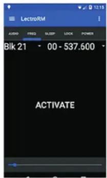 LectoRM AUDIO FREQ SLEEP LOCK POWER Blk 21 00 - 537.600 ACTIVATE