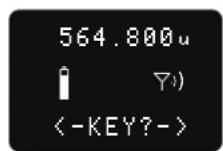 Lectrosonics DSSM-A1B1 - Encryption Status LCD/LED Indicator Modes - 1