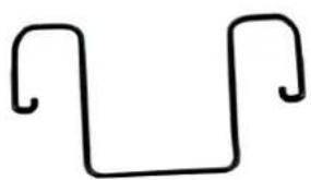 Lectrosonics DSSM-A1B1 - Reversible Wire Belt Clip - 1