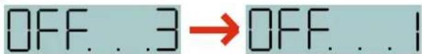 OFF...3→OFF...1