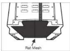Godrej WTEON ALR 70 5.0 FISNS - Installing the Rat Mesh - 1