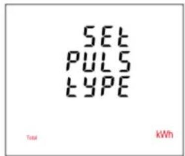 SET PULS TYPE Total kWh