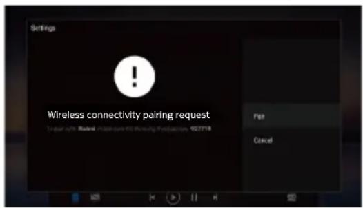 Settings Wireless connectivity pairing request Log with "Medical" https://www.10.12/18/19/16/17/18 Fail Cancel