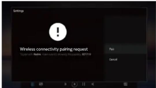 Settings Wireless connectivity pairing request Taydown, Pedia, 1048263.0000000000000000000000000000000000000000000000000000000000000000000000000000000 Fail Cancel