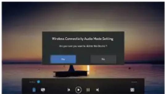Wireless Connectivity Audio Mode Setting Are you have you want to deliver this video 1