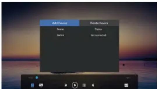 Add Device Delete Device Name Actions Drain Not connected