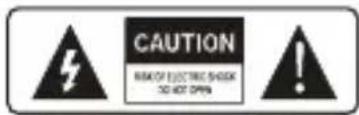 CAUTION RISK OF ELECTRIC SHOCK DO NOT OPEN