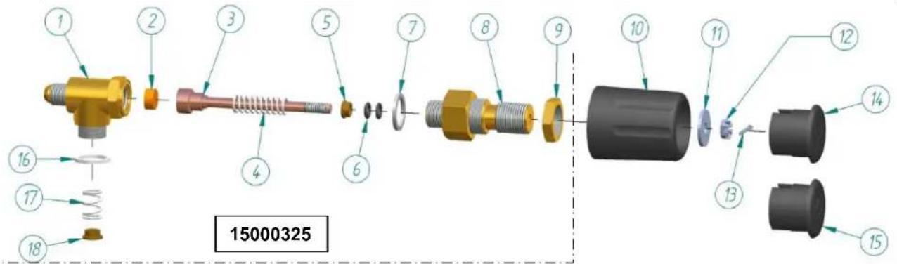 Expobar Office Pulser - Porta-filter diagram - 2